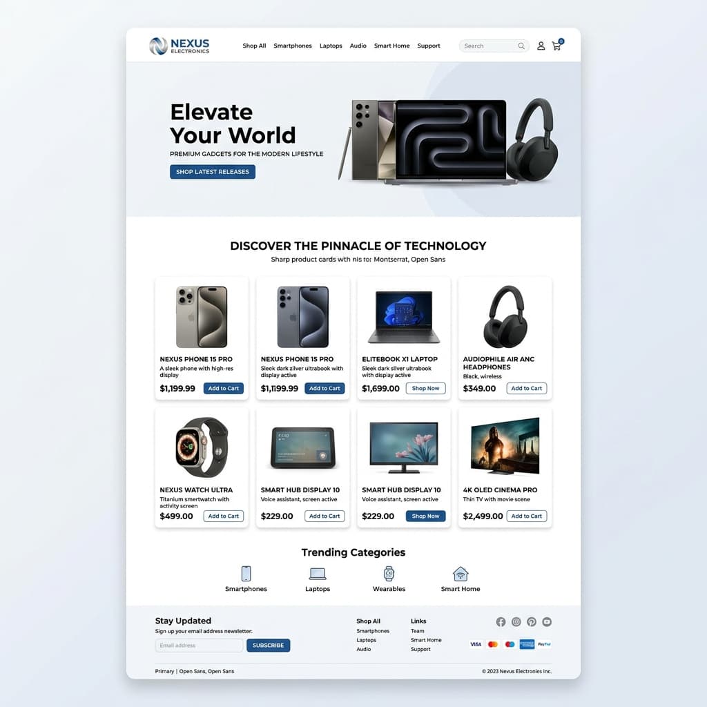 Electronics theme