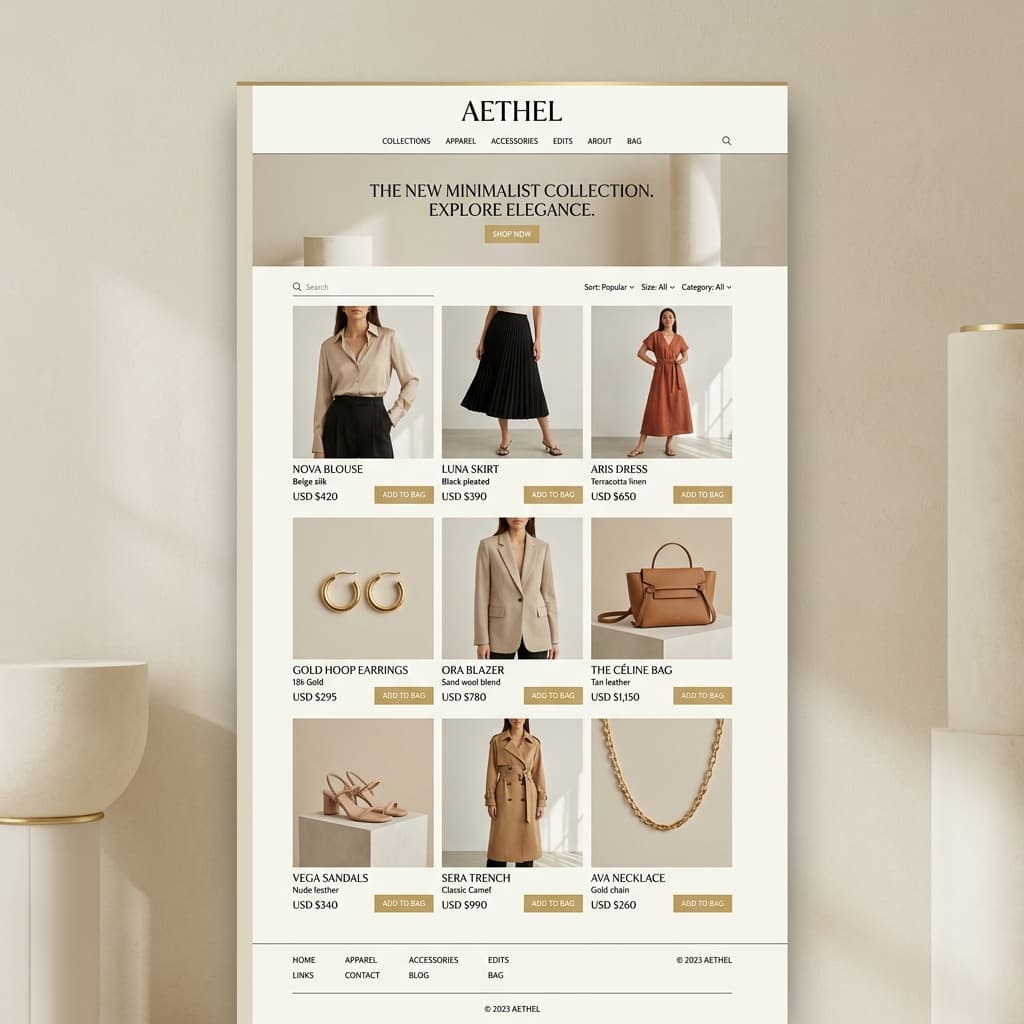 Fashion theme